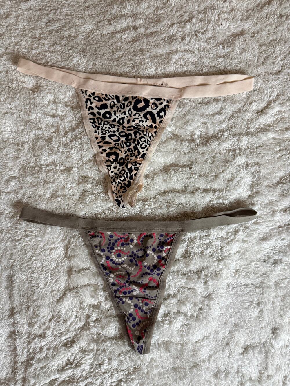 NWT Maidenform Vintage 90’s Animal Print & Dot Thong Panty (One Size Fits Most)